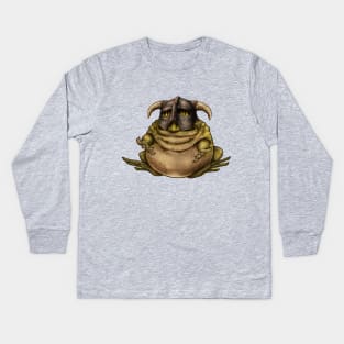 Dragonborn Frog Kids Long Sleeve T-Shirt